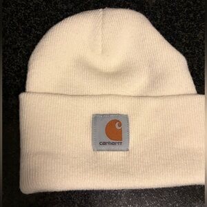 Cream Carhartt Beanie
